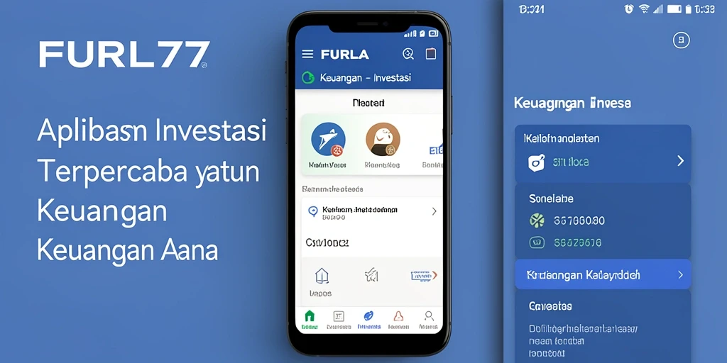 Tampilan interaktif aplikasi FURLA77 untuk investasi yang efektif.