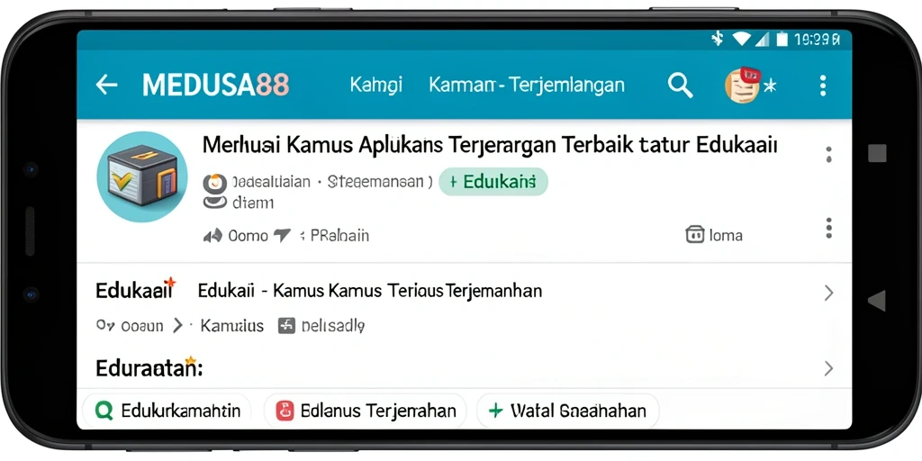 Antarmuka MEDUSA88 yang sederhana dan efisien untuk Kamus Terjemahan.