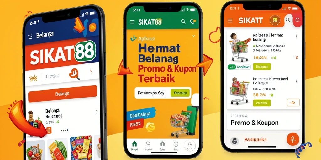 Antarmuka SIKAT88 menampilkan kupon dan promo yang menarik.