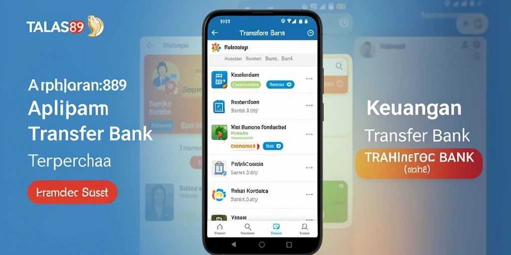 Tampilan antarmuka TALAS89 yang sederhana dan efektif untuk transfer bank.