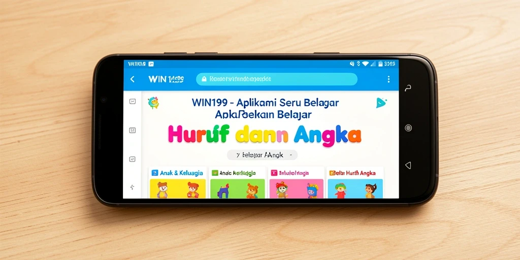 Antarmuka aplikasi WIN199 yang ceria dan interaktif.