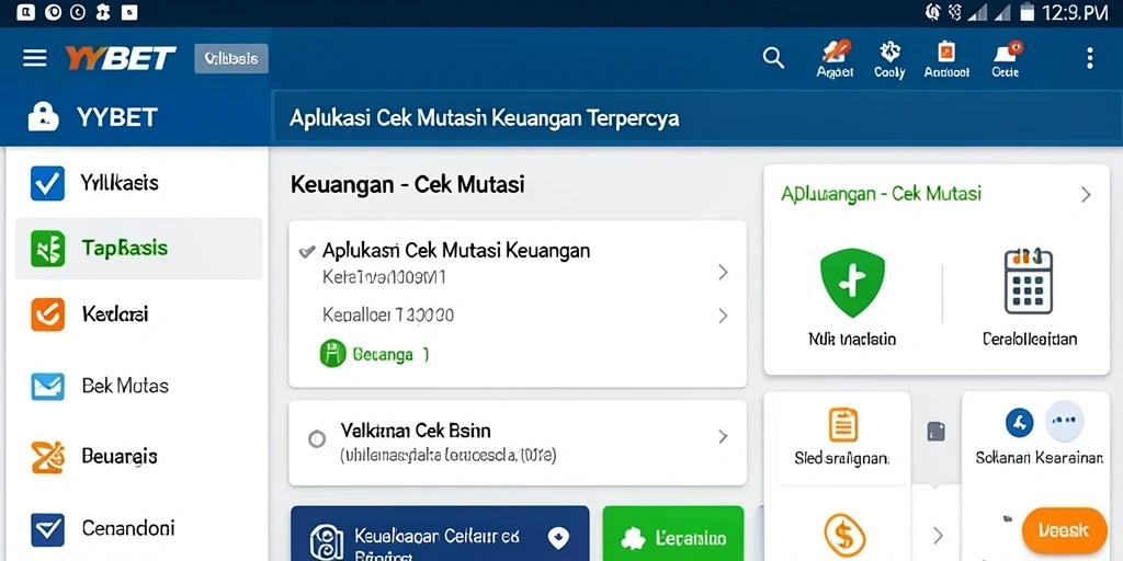 Antarmuka aplikasi Cek Mutasi YYBET yang sederhana dan informatif.