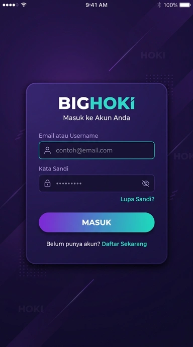 Panduan Masuk Akun Bighoki untuk Pengguna Android